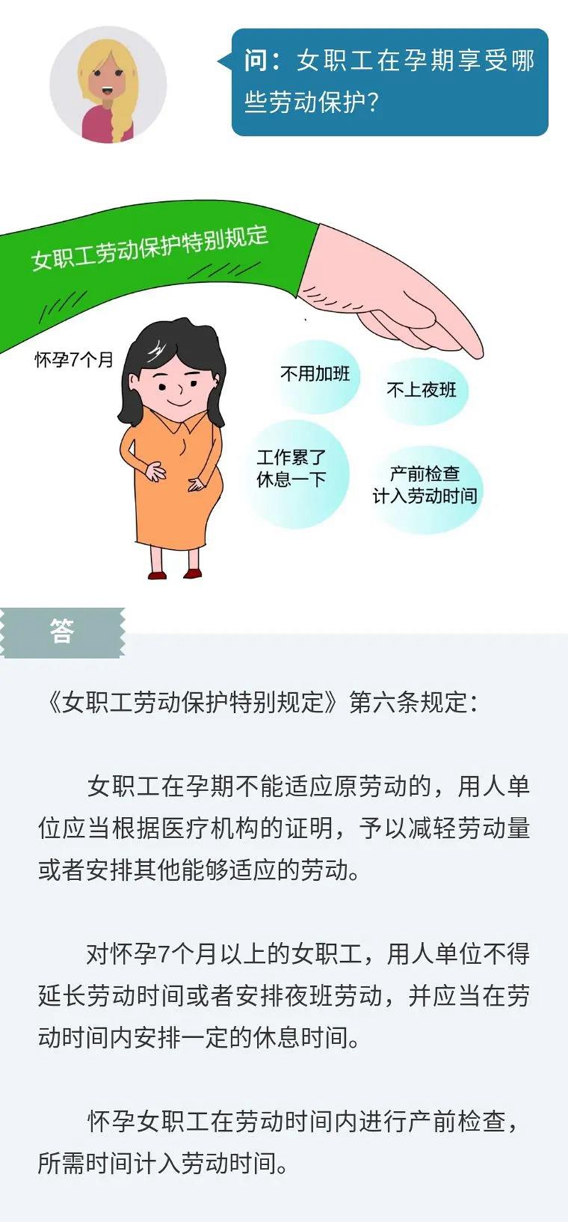 5.19【人社日课】女职工在孕期享受哪些劳动保护？.jpg