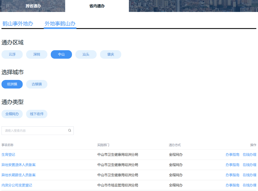两地“跨域通办”服务事项.png