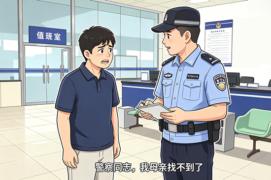 生成群众向民警求助的动漫卡通图_副本.png