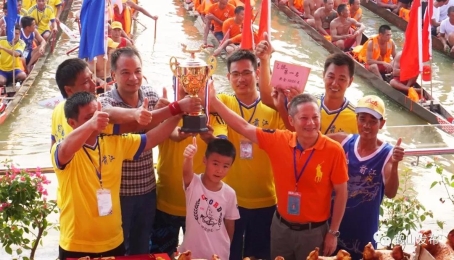 冠军出炉!2018古劳水乡北控水务杯龙舟赛圆