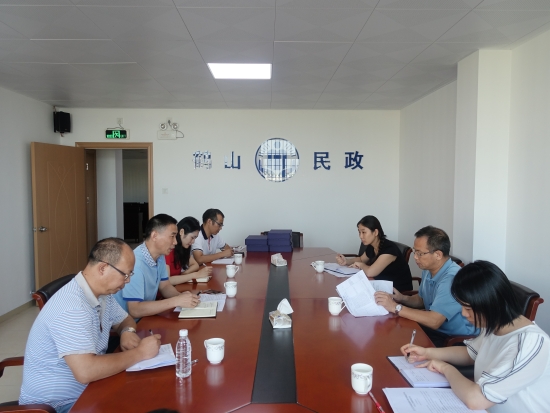 江门市民政局到我局开展扫黑除恶督导工作