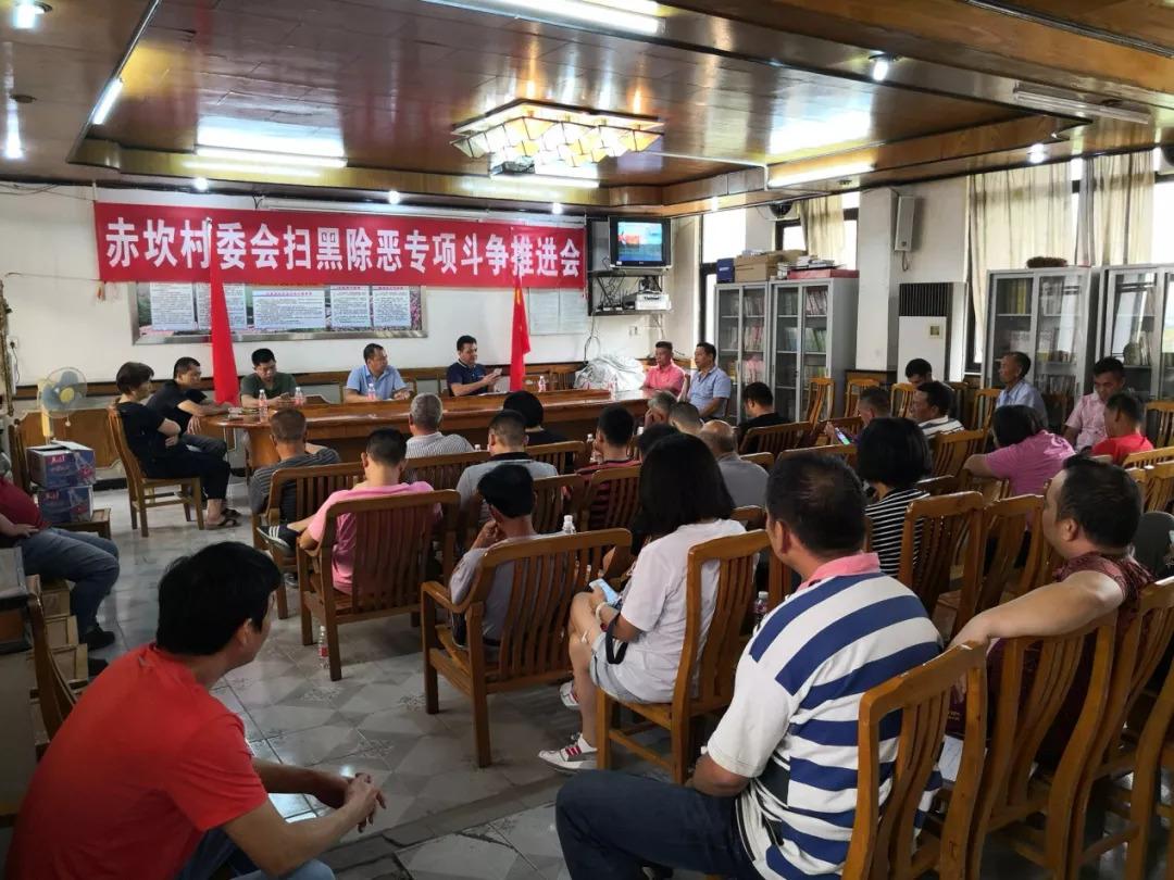 沙坪街道各村委会召开扫黑除恶专项斗争推进会