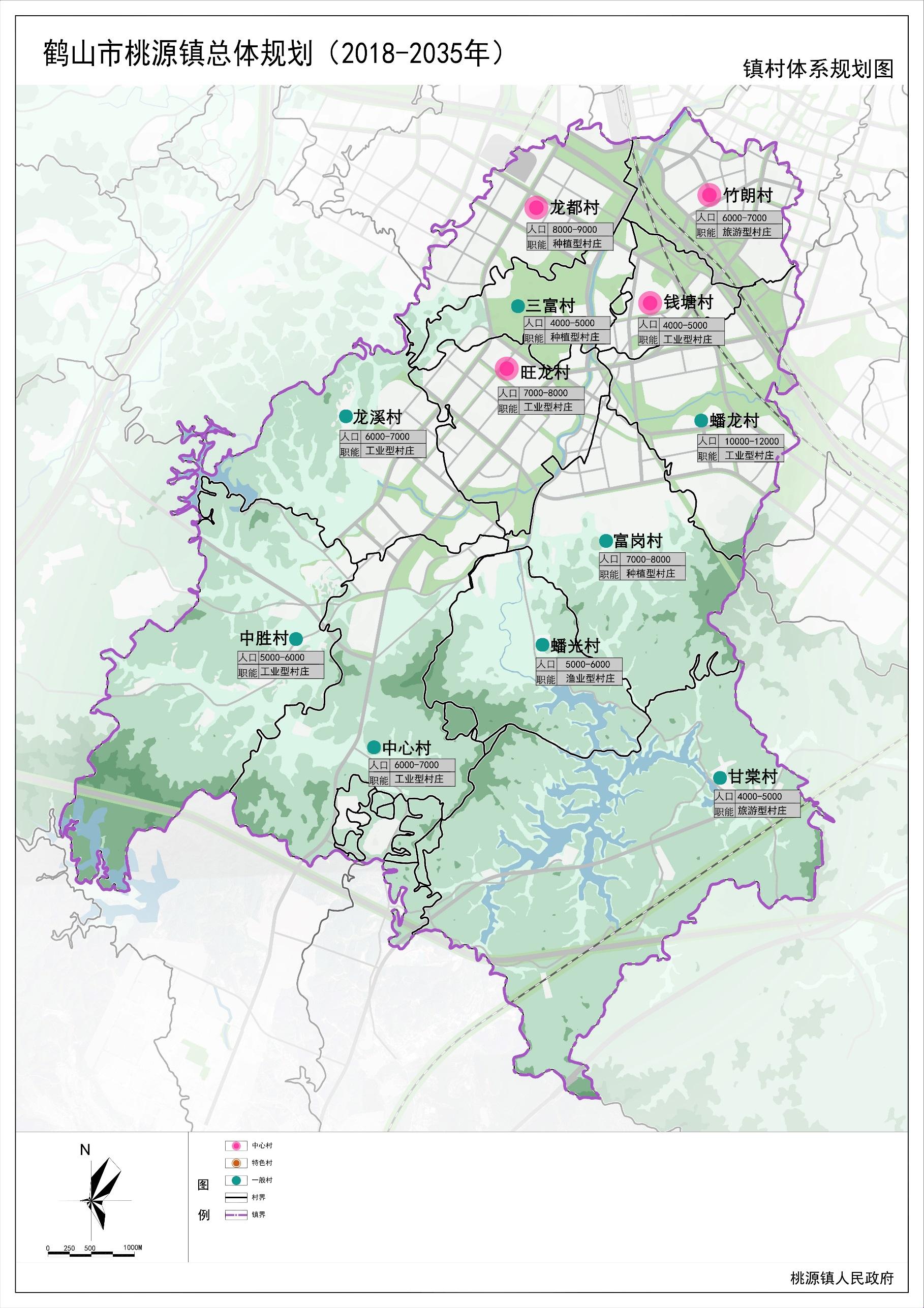 《鹤山市桃源镇总体规划(2018～2035年)》 主要内容