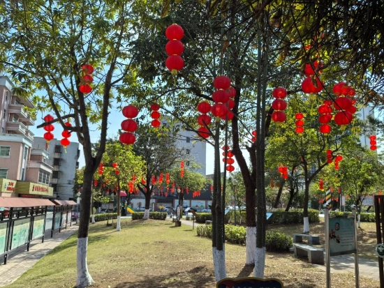 年味渐浓鹤城镇春节氛围感拉满了