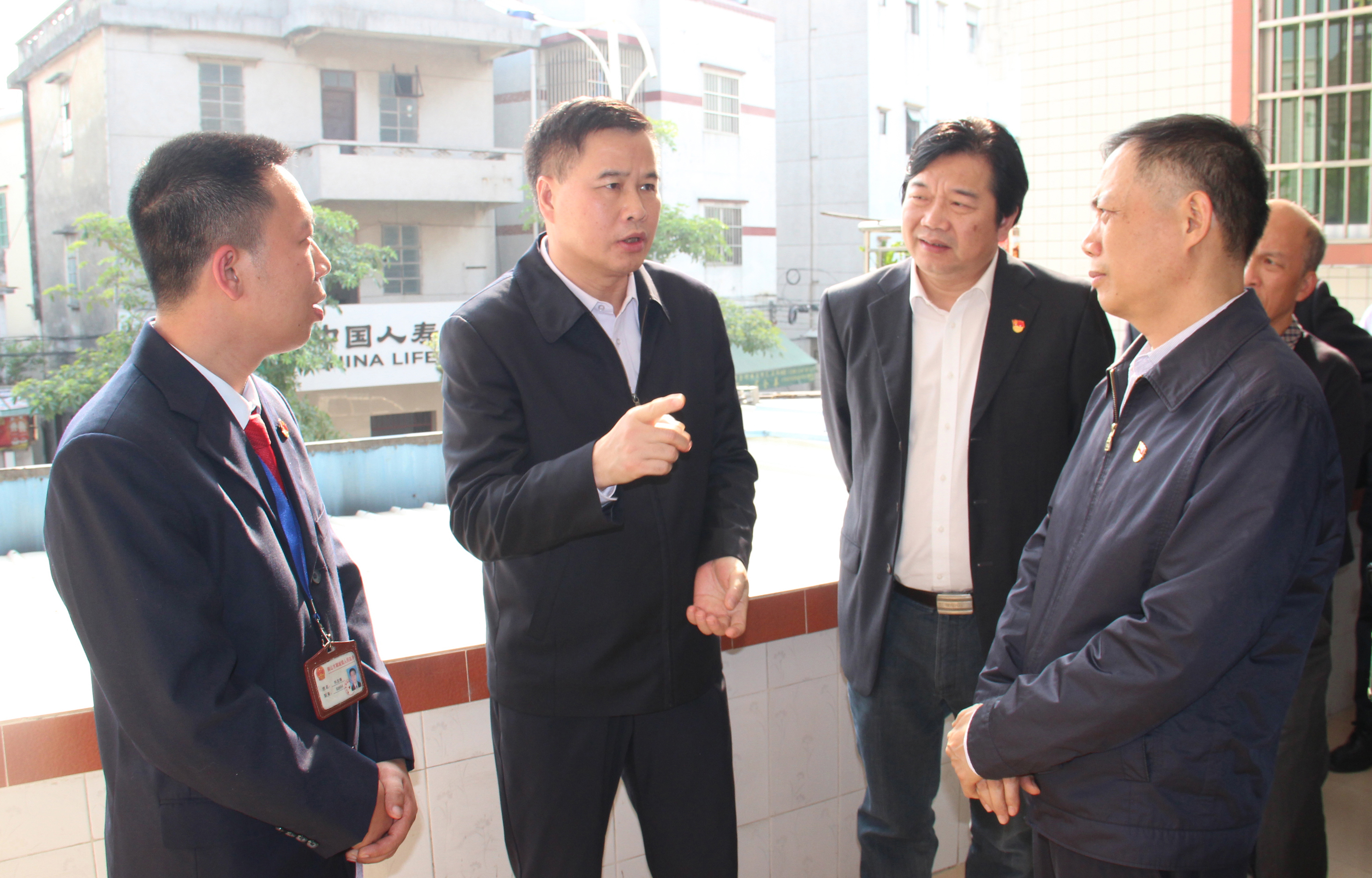 省司法厅曾祥陆厅长到鹤山市指导基层司法行政工作